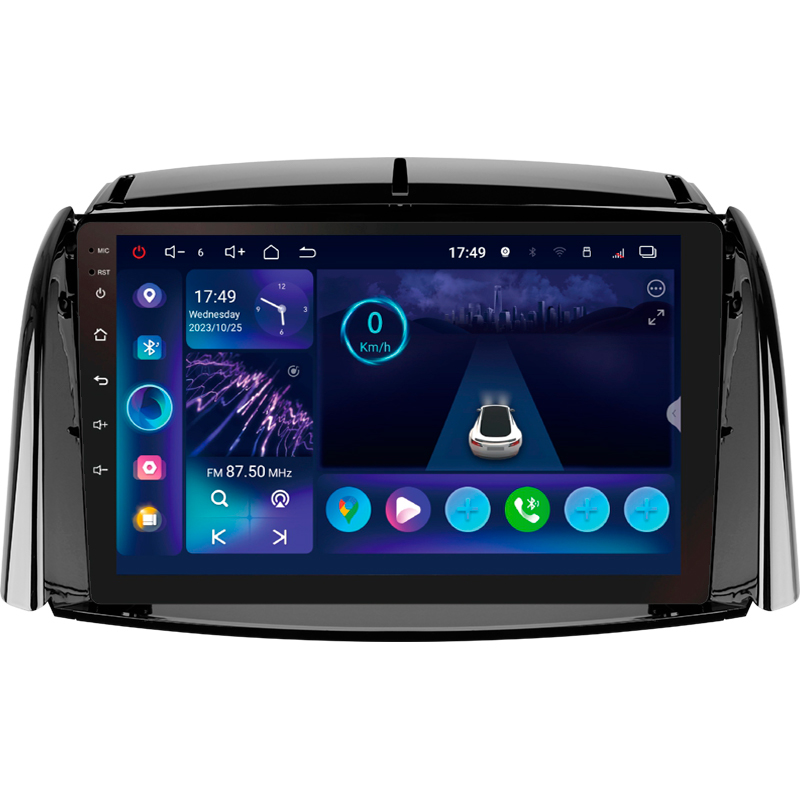 Android head unit SIGMA S9332 ANDROID 13 3+32 Gb 4G DSP Renault Koleos 2008 - 2016 (B) 9" (L1)