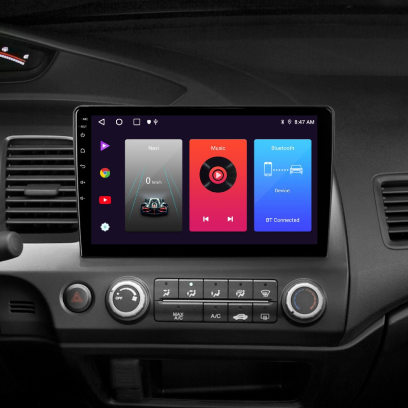 Android head unit SIGMA F10216 ANDROID 10 2+32 Gb Honda Civic 8 FK FN FD 2005-2012 10"