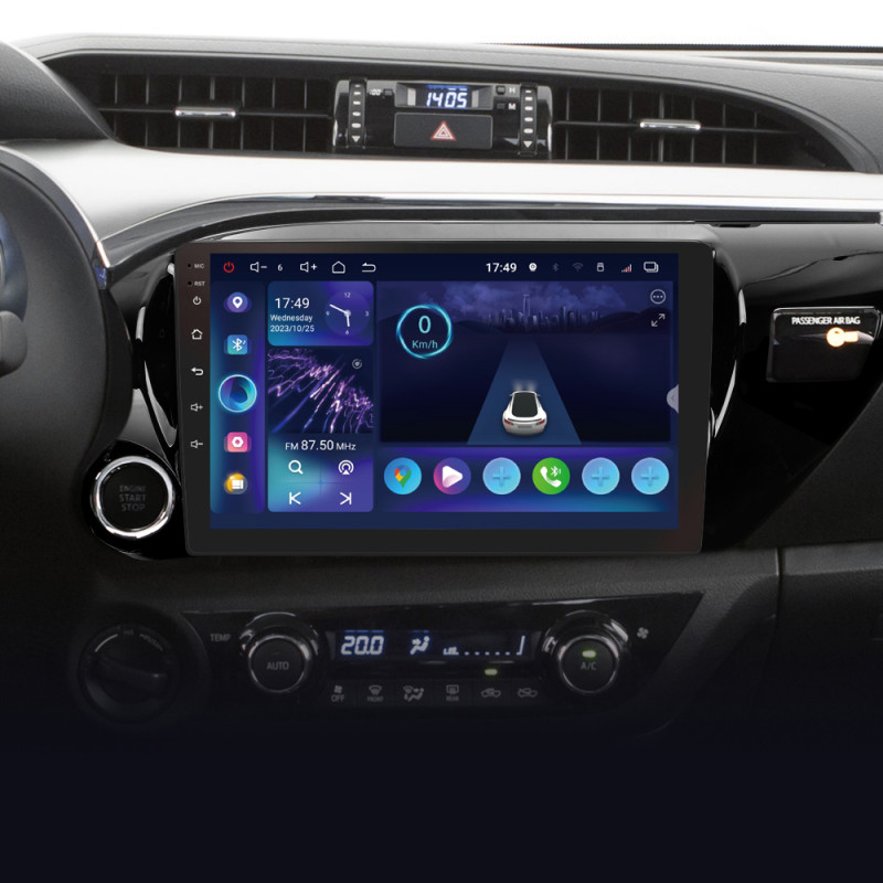 Android head unit SIGMA S10332 ANDROID 13 3+32 Gb 4G DSP Toyota Hilux Pick Up AN120 2015-2020 10" (L1)
