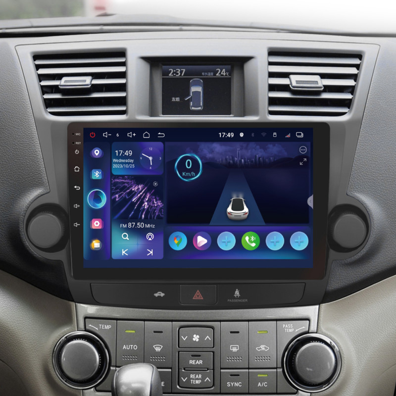 Android head unit SIGMA S10332 ANDROID 13 3+32 Gb 4G DSP Toyota Highlander 2 XU40 2007-2013 (F1) 10"