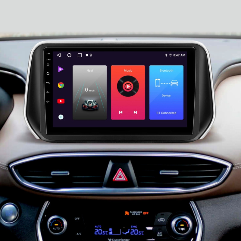 Android head unit SIGMA F10216 ANDROID 10 2+32 Gb Hyundai Santa Fe 4 (ZYJ) 2018-2020 10" (L1)
