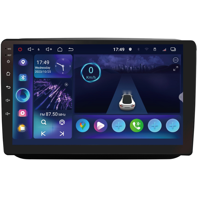 Android head unit SIGMA S10332 ANDROID 13 3+32 Gb 4G DSP Skoda Fabia 2 2007-2014 10"