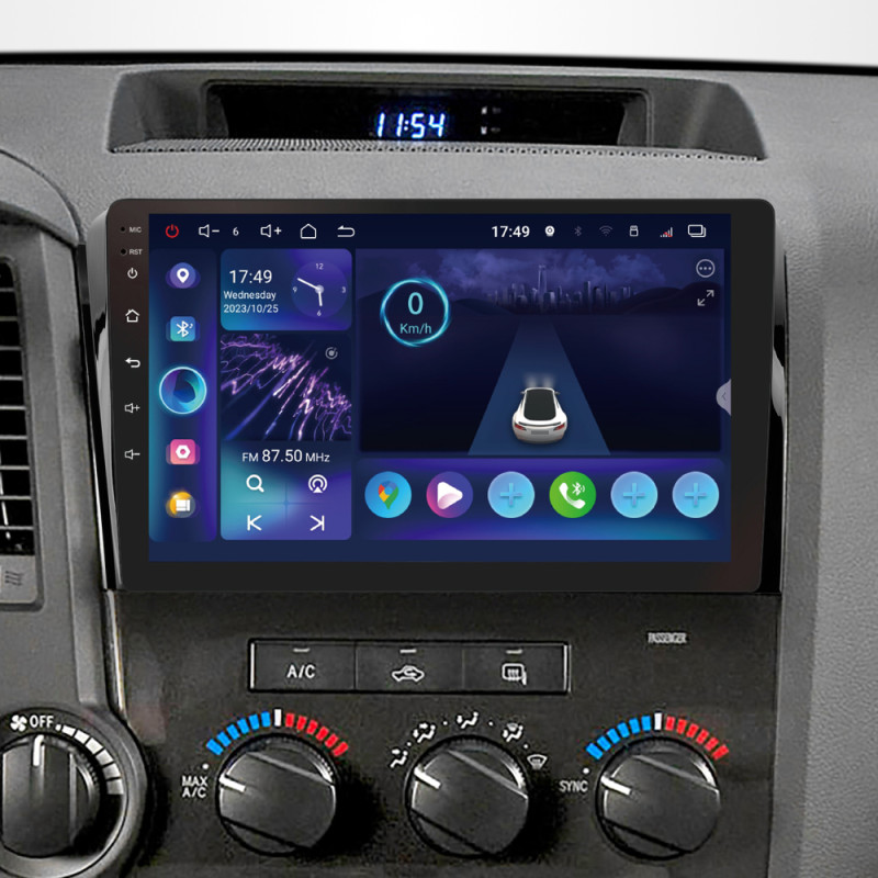 Android head unit SIGMA S10332 ANDROID 13 3+32 Gb 4G DSP Toyota Tundra XK50 2007-2013 Sequoia XK60 2008-2017 10"