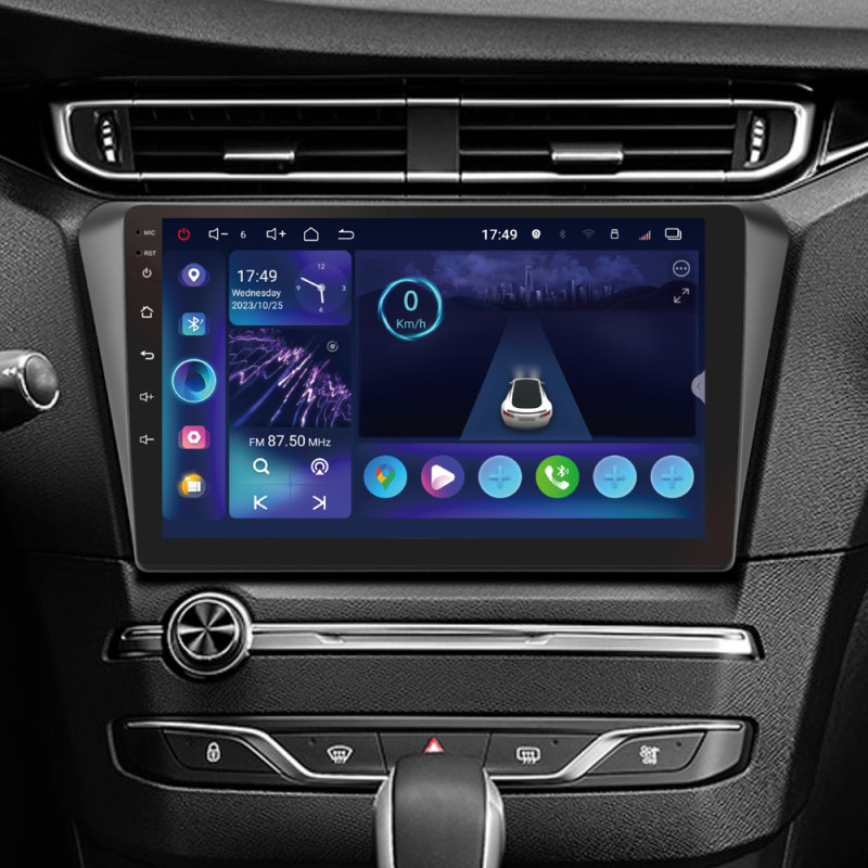 Android head unit SIGMA S10332 ANDROID 13 3+32 Gb 4G DSP Peugeot 408 2014-2018 10"