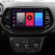 Android head unit SIGMA F10216 ANDROID 10 2+32 Gb Jeep Compass 2 MP 2016-2018 10"