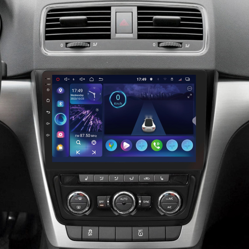 Android head unit SIGMA S10332 ANDROID 13 3+32 Gb 4G DSP Skoda Yeti 5L 2009-2014 10"