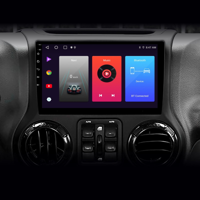 Android head unit SIGMA F10216 ANDROID 10 2+32 Gb Jeep Wrangler 3 JK 2010-2017 (L14) 10" (L1)