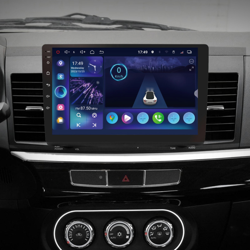 Android head unit SIGMA S10332 ANDROID 13 3+32 Gb 4G DSP Mitsubishi Lancer 10 CY 2007-2012 (B) 10"