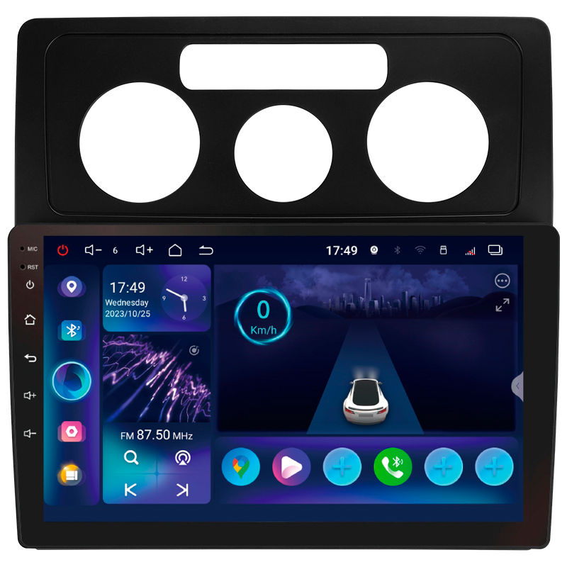 Android head unit SIGMA S10332 ANDROID 13 3+32 Gb 4G DSP Volkswagen Caddy 2K 3 III 2004 - 2010 10"