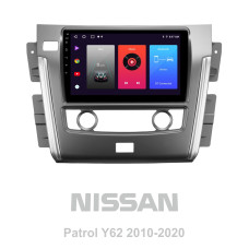 Android head unit SIGMA F10216 ANDROID 10 2+32 Gb Nissan Patrol 6 Y62 2010-2020 (F2) 10"