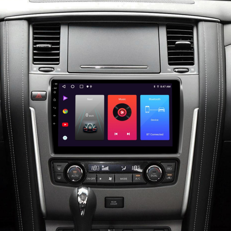 Android head unit SIGMA F10216 ANDROID 10 2+32 Gb Nissan Patrol 6 Y62 2010-2020 (F2) 10"