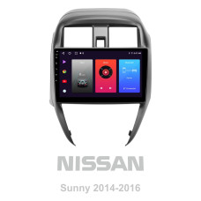Android head unit SIGMA F10216 ANDROID 10 2+32 Gb Nissan Sunny 2014-2016 10"