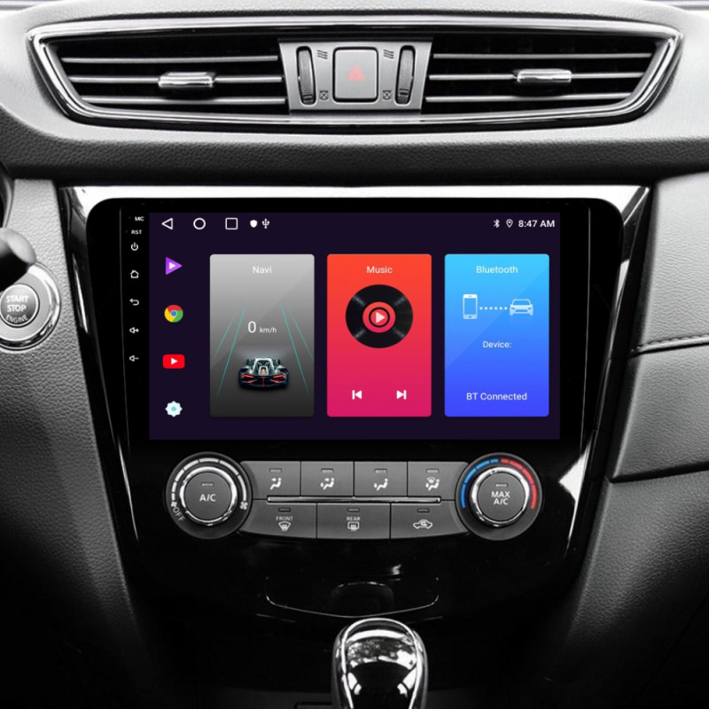 Android head unit SIGMA F10216 ANDROID 10 2+32 Gb Nissan X-Trail X Trail 3 T32 2013-2022- (F1) Manual air conditioning (C) 10"