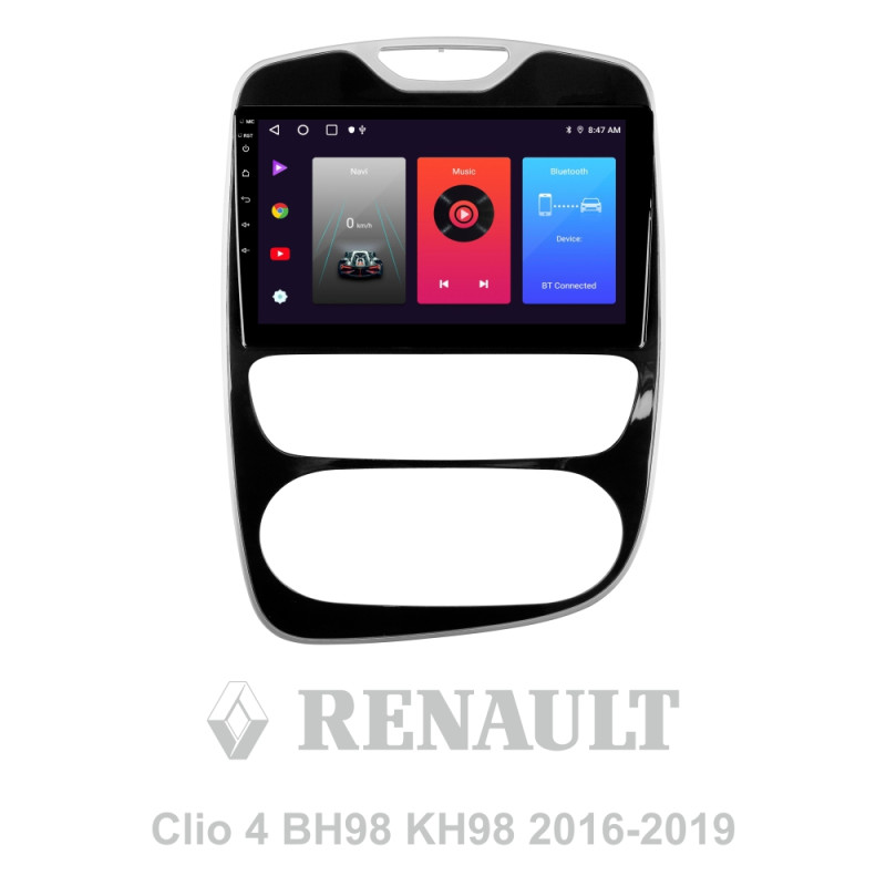 Android head unit SIGMA F10216 ANDROID 10 2+32 Gb Renault Clio 4 BH98 KH98 2016-2019 10" (L2)