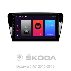 Android head unit SIGMA F10216 ANDROID 10 2+32 Gb Skoda Octavia 3 A7 2013-2018 (A) 10"