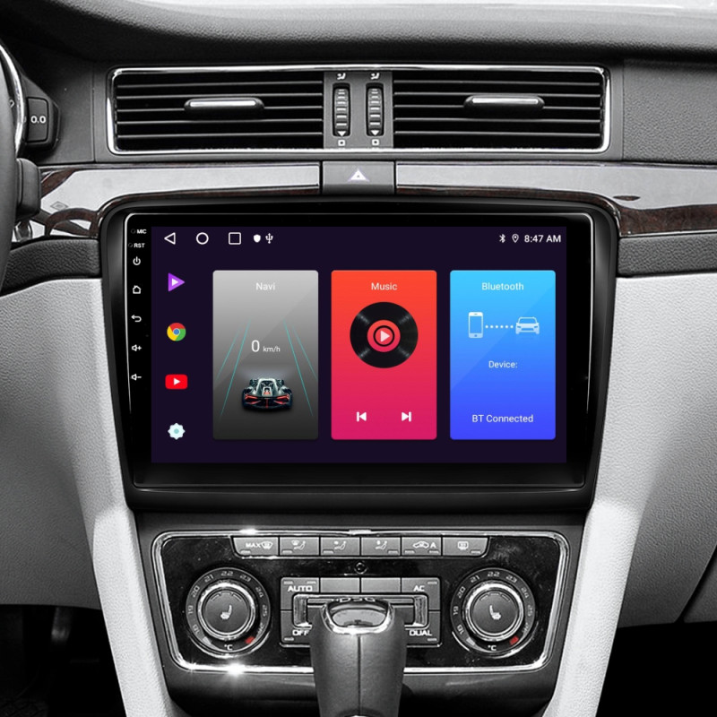 Android head unit SIGMA F10216 ANDROID 10 2+32 Gb Skoda Superb 2 B6 2008-2015 10"