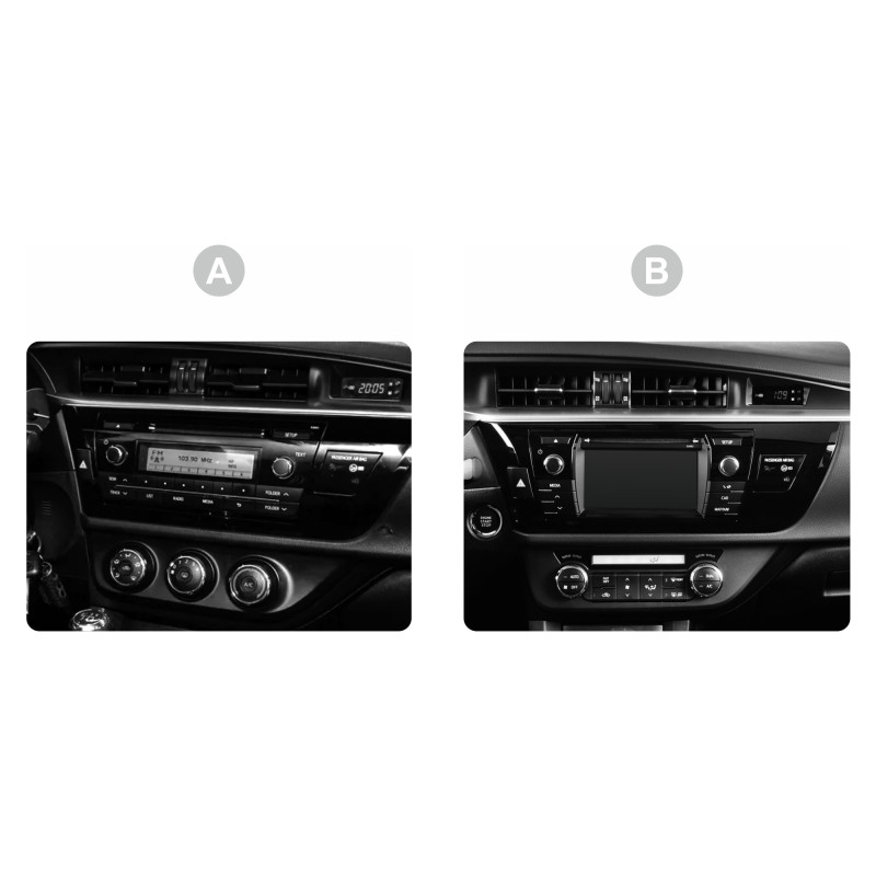 Android head unit SIGMA F10216 ANDROID 10 2+32 Gb Toyota Corolla 11 2012-2016 (B) 10"