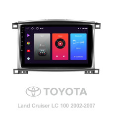 Android head unit SIGMA F10216 ANDROID 10 2+32 Gb Toyota Land Cruiser LC 100-B 2002-2007 (B) 10"
