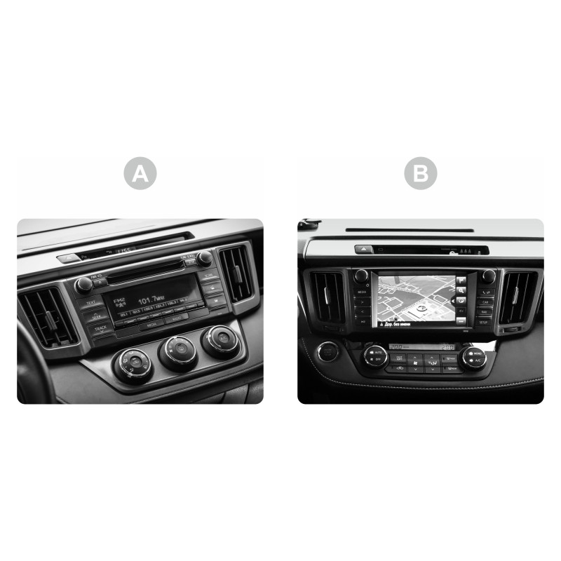 Android head unit SIGMA F10216 ANDROID 10 2+32 Gb Toyota RAV4 4 XA40 5 XA50 2012-2018 10" (L1)