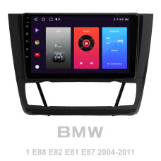 Android head unit SIGMA F9216 ANDROID 10 2+32 Gb BMW 1 E88 E82 E81 E87 2004-2011 (F2) 9" (L2)