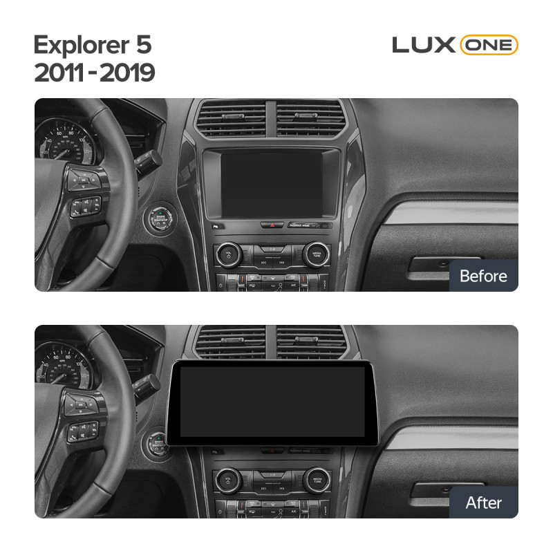 Odtwarzacz multimedialny Teyes LUX ONE 4+32 GB do Ford Explorer 5 (2011–2019), 12,3