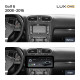 Android head unit Teyes LUX ONE 4+32 Gb Volkswagen Bora Golf 6 Passat Scirocco Sharan Touran For Skoda Octavia Fabia 2 (YJ) 2003-2016 12.3"