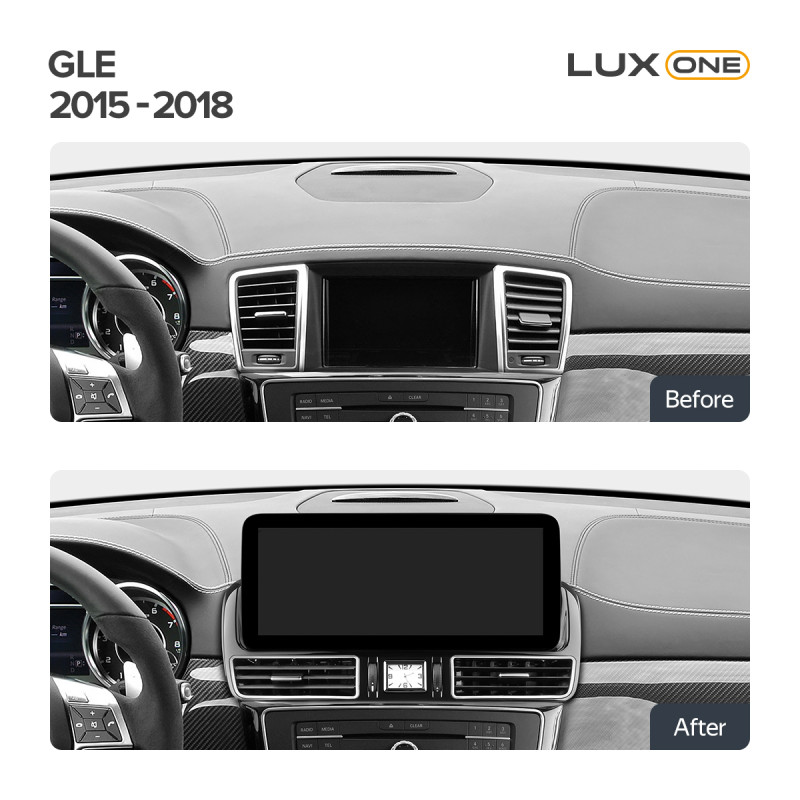 Android head unit Teyes LUX ONE 6+128 Gb Mercedes Benz GLE W166 NTG 5.0 (Left hand drive) 2015-2018 12.3"