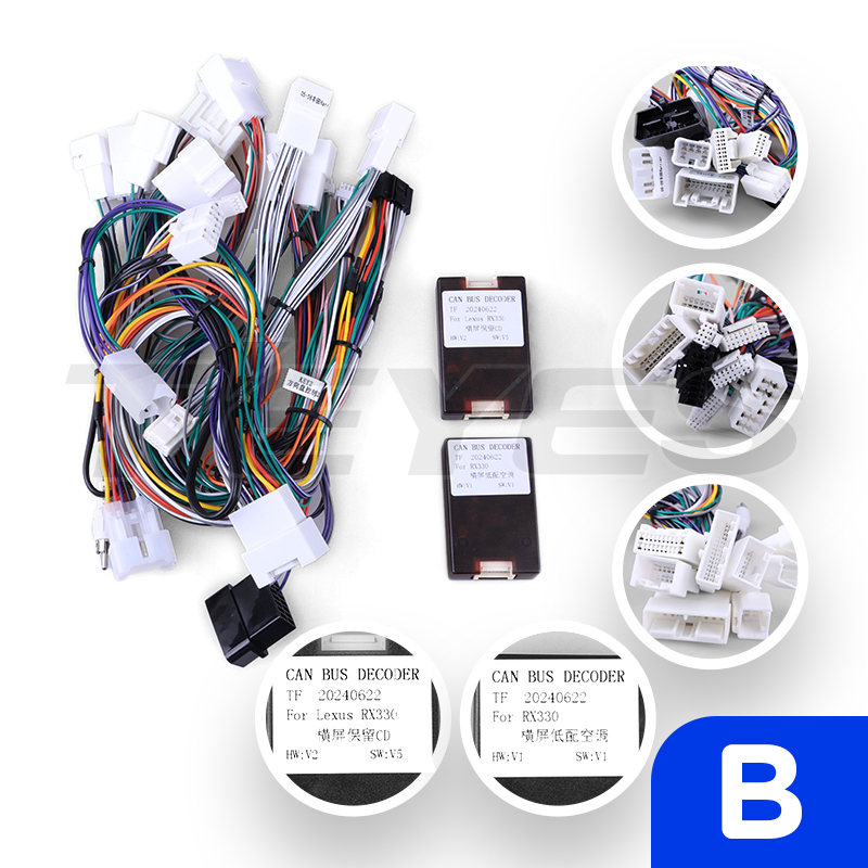 Android head unit Teyes LUX ONE 4+32 Gb Lexus RX300 RX330 RX350 RX400H II 2 2003-2009 For Toyota Harrier XU30 II 2 2003-2013 (B) 12.3" (L3)