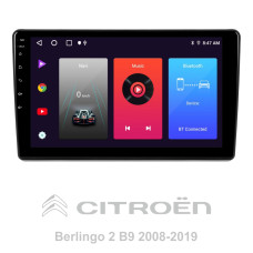 Android head unit SIGMA F9216 ANDROID 10 2+32 Gb Citroen Berlingo 2 B9 2008-2019 9"