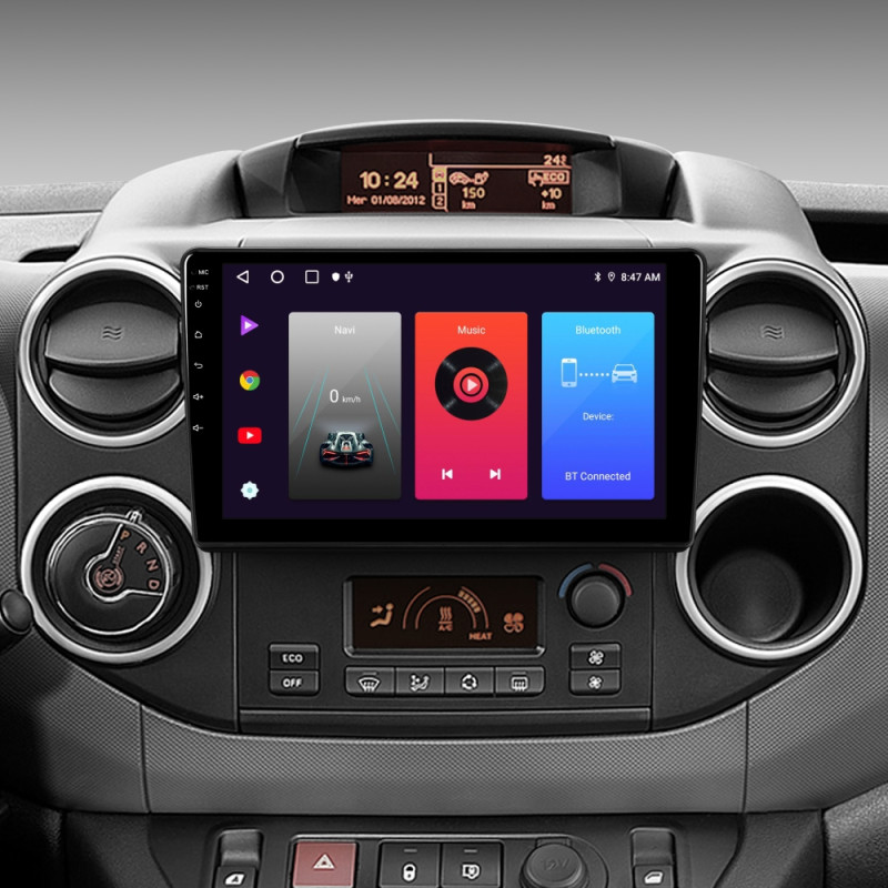 Android head unit SIGMA F9216 ANDROID 10 2+32 Gb Citroen Berlingo 2 B9 2008-2019 9"