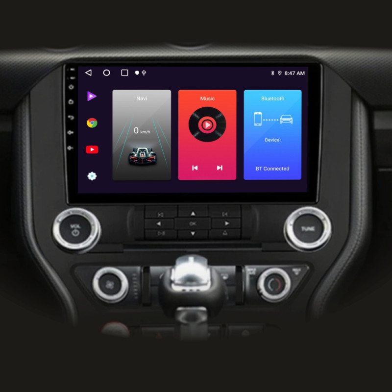 Android head unit SIGMA F9216 ANDROID 10 2+32 Gb Ford Mustang VI S550 (F1) 2014-2023 9" (L1)