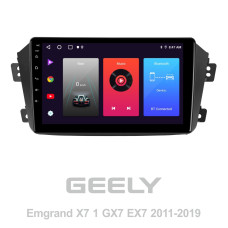 Android head unit SIGMA F9216 ANDROID 10 2+32 Gb Geely Emgrand X7 1 GX7 EX7 2011-2019 9"
