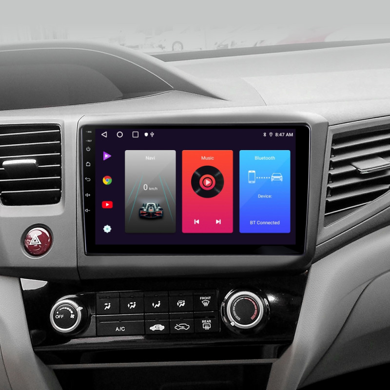 Android head unit SIGMA F9216 ANDROID 10 2+32 Gb Honda Civic 9 FB FK FD 2011-2015 9"