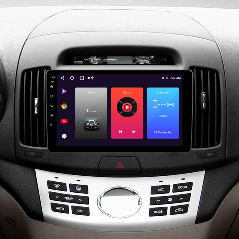 Android head unit SIGMA F9216 ANDROID 10 2+32 Gb Hyundai Elantra 4 HD 2006-2012 9"