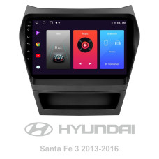 Android head unit SIGMA F9216 ANDROID 10 2+32 Gb Hyundai Santa Fe 3 2013-2016 (B) 9"