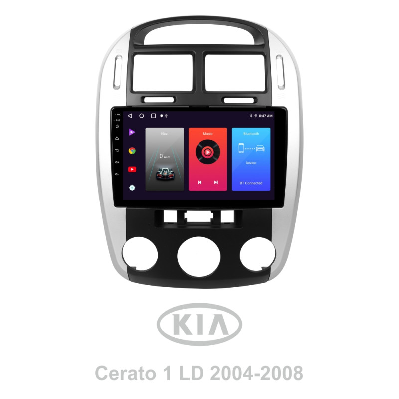 Android head unit SIGMA F9216 ANDROID 10 2+32 Gb Kia Cerato 1 LD 2004-2008 (F1) 9"