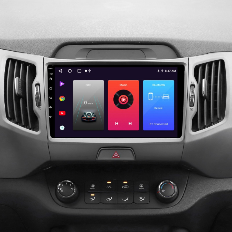 Android head unit SIGMA F9216 ANDROID 10 2+32 Gb Kia Sportage 3 SL 2010-2016 (A) 9"