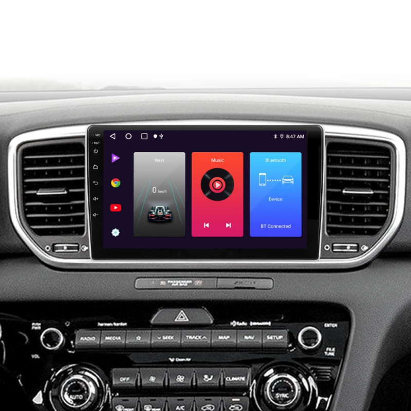 Android head unit SIGMA F9216 ANDROID 10 2+32 Gb Kia Sportage 4 QL 2018-2022 (B) 9"