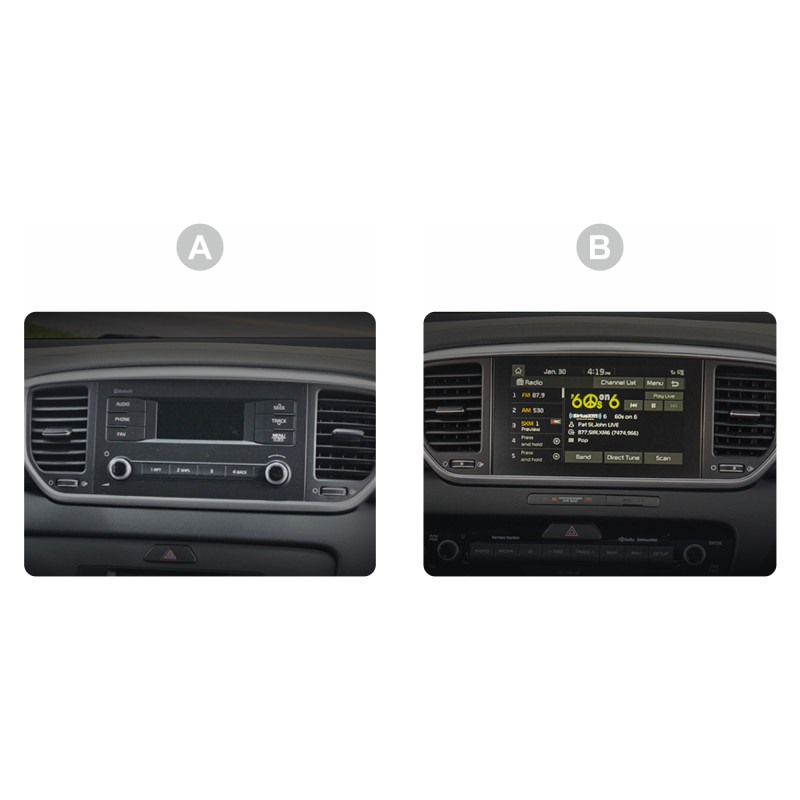 Android head unit SIGMA F9216 ANDROID 10 2+32 Gb Kia Sportage 4 QL 2018-2022 (B) 9"