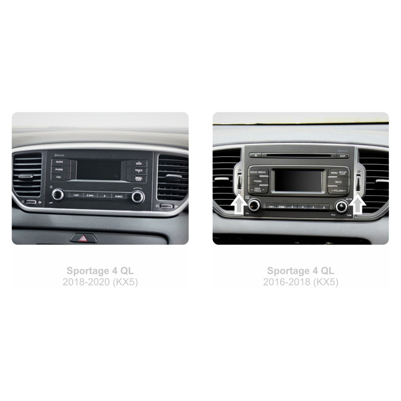 Android head unit SIGMA F9216 ANDROID 10 2+32 Gb Kia Sportage 4 QL 2018-2022 (B) 9"