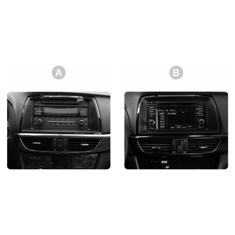 Android head unit SIGMA F9216 ANDROID 10 2+32 Gb Mazda 6 Atenza 3 GJ 2012-2015 (B) 9"