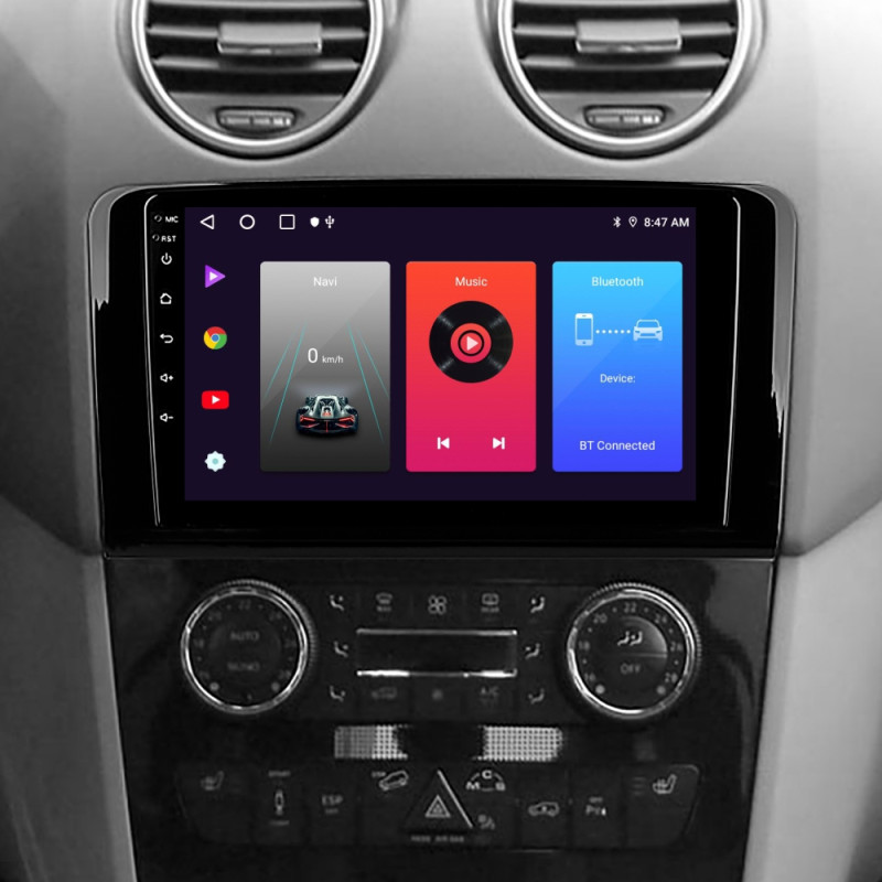 Android head unit SIGMA F9216 ANDROID 10 2+32 Gb Mercedes Benz ML GL ML350 GL320 X164 2005-2009 (F1) 9"