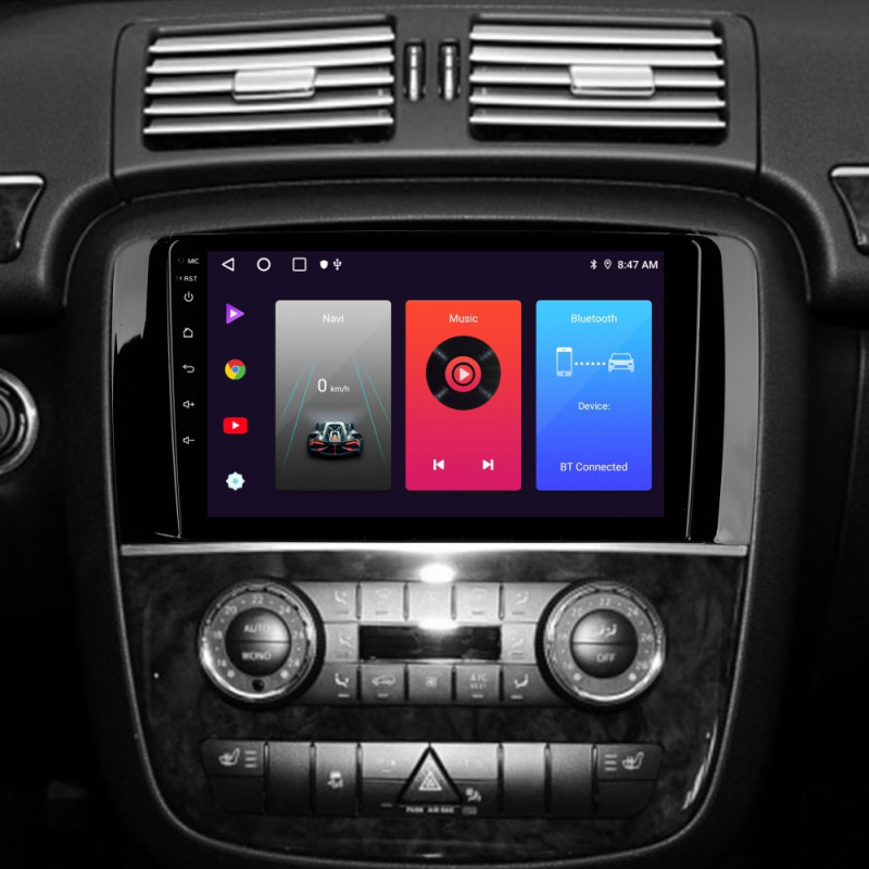 Android head unit SIGMA F9216 ANDROID 10 2+32 Gb Mercedes Benz R-Class W251 R280 R300 R320 2005-2017 (F1) 9"