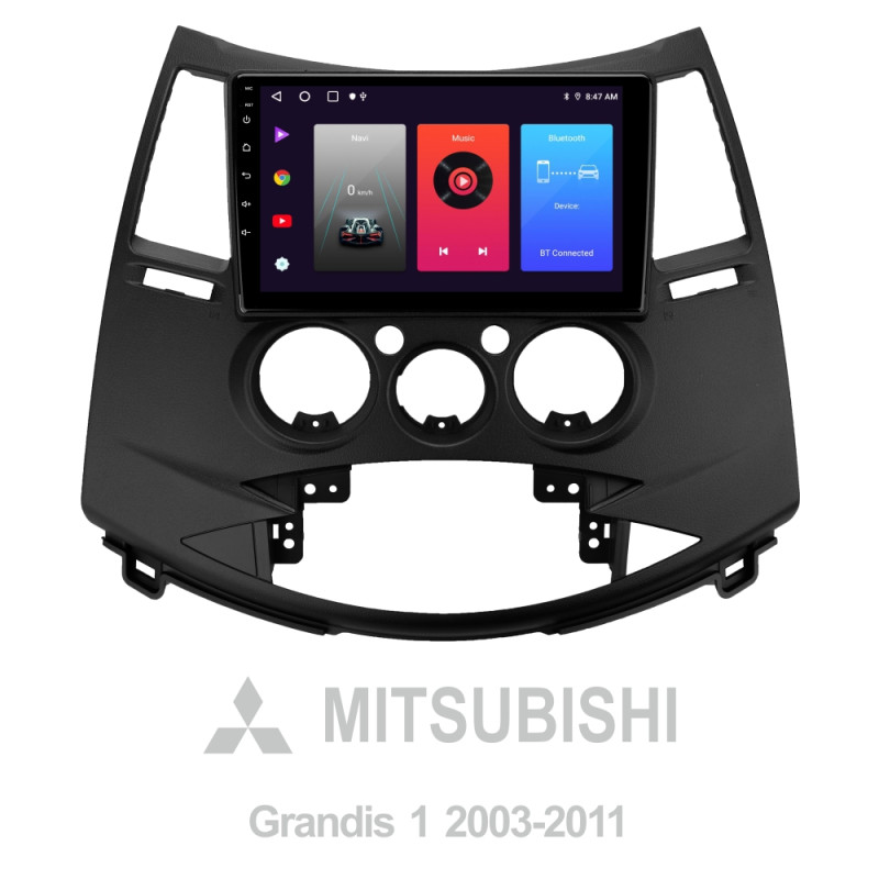 Android head unit SIGMA F9216 ANDROID 10 2+32 Gb Mitsubishi Grandis 1 2003-2011 (F2) 9"