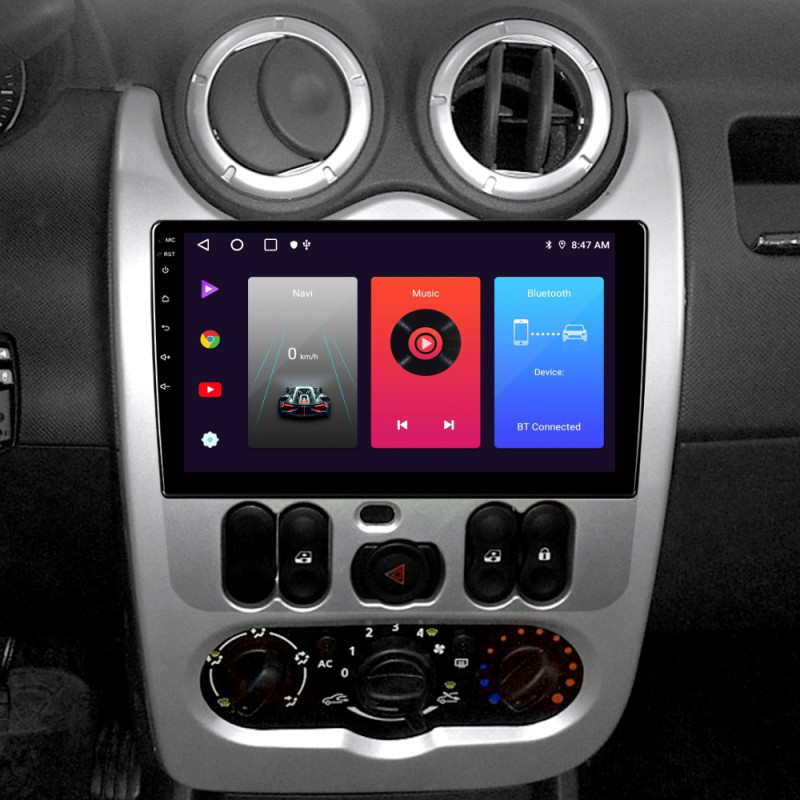 Android head unit SIGMA F9216 ANDROID 10 2+32 Gb Renault Logan 1 2010-2016 (CAN BUS) 9" (L2)