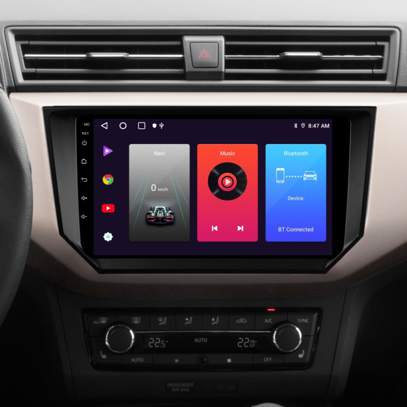 Android head unit SIGMA F9216 ANDROID 10 2+32 Gb Seat Ibiza 2017-2020 9" (L1)