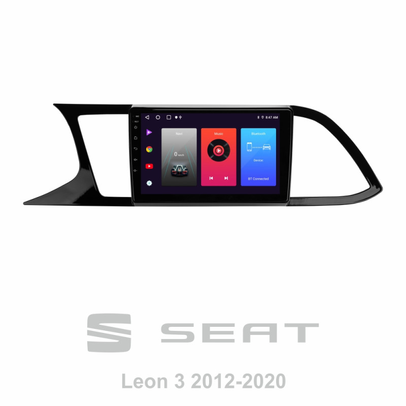 Android head unit SIGMA F9216 ANDROID 10 2+32 Gb Seat Leon 3 2012-2020 (F3) 9"