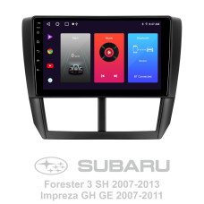 Android head unit SIGMA F9216 ANDROID 10 2+32 Gb Subaru Forester 3 SH 2007-2013 For Subaru Impreza GH GE 2007-2011 9"