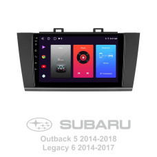 Android head unit SIGMA F9216 ANDROID 10 2+32 Gb Subaru Outback 5 2014-2018 Legacy 6 2014-2017 9" (L1)
