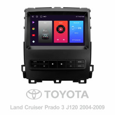 Android head unit SIGMA F9216 ANDROID 10 2+32 Gb Toyota Land Cruiser Prado 120 3 III For Lexus GX470 GX 470 J120 2002-2009 (F1) (B) 9"